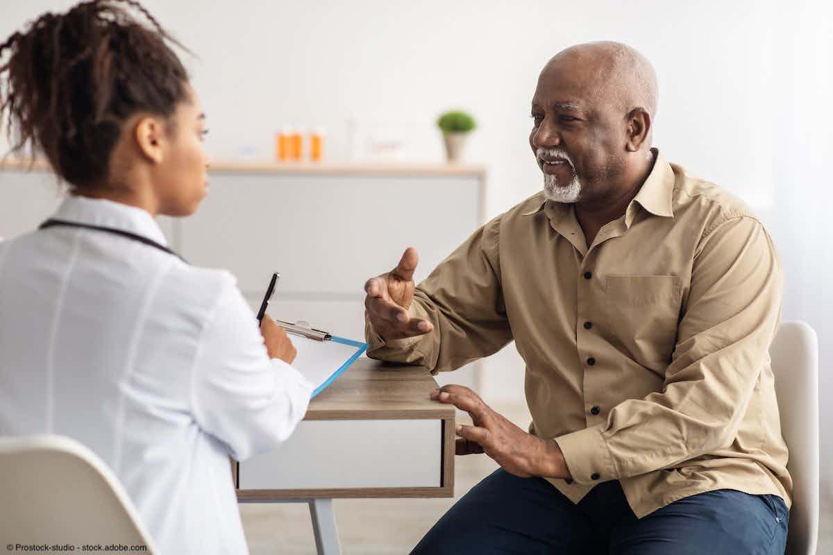 Female doctor talking with male patient | Image Credit: © Prostock-studio - stock.adobe.com