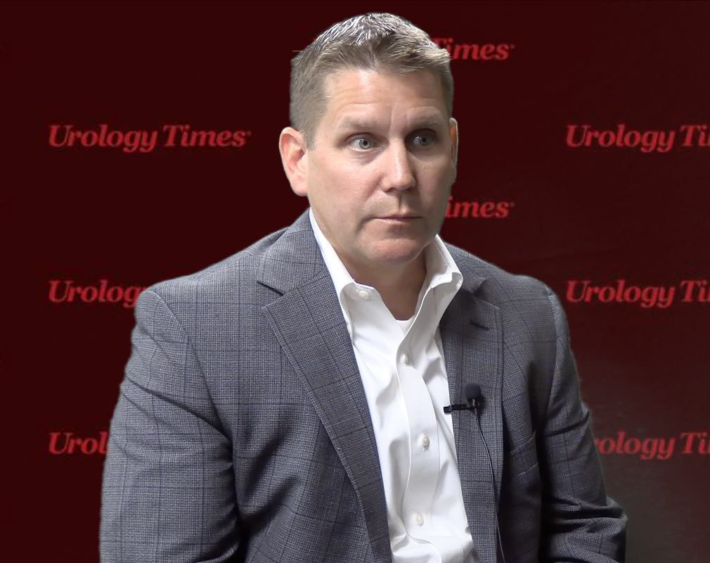 Urologist J. Christopher Webster, MD, FACS, answers a question during an interview
