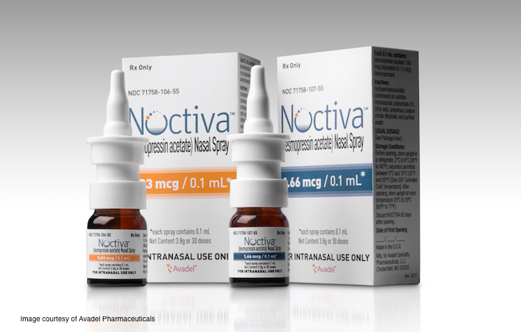 New Products: Nasal spray launched to treat nocturia due to nocturnal polyuria