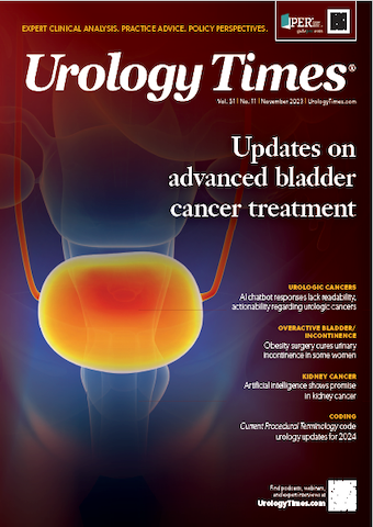 Urology Times November 2023 Cover