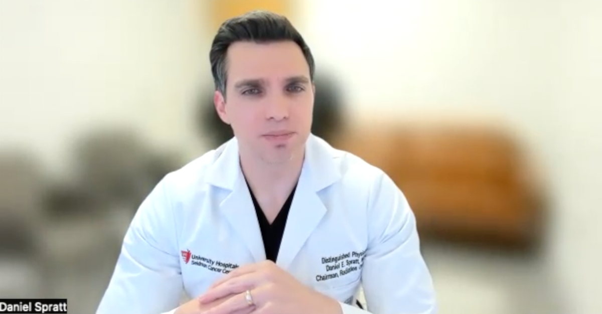 Dr. Daniel Spratt in an interview with Urology Times