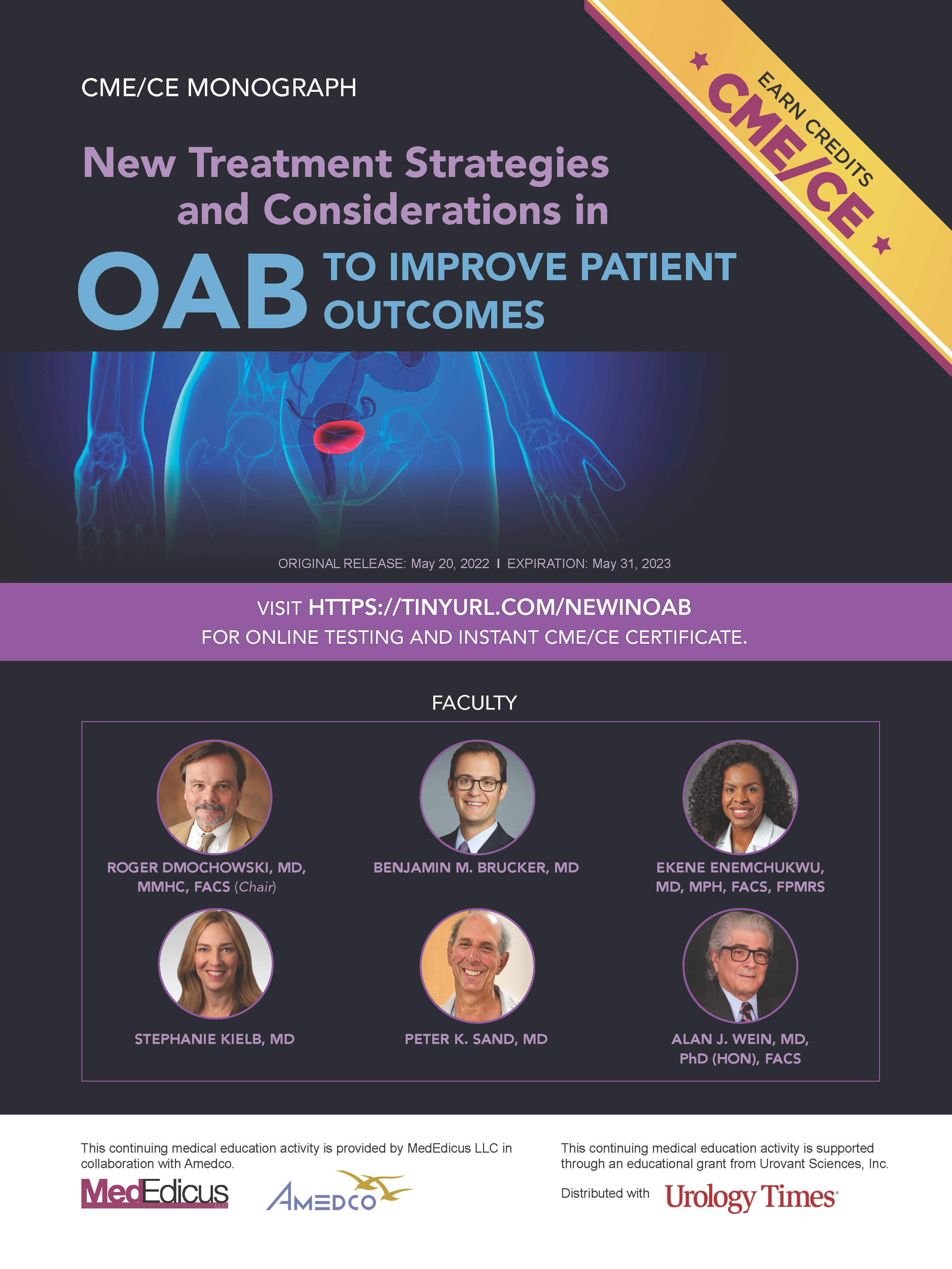 New Treatment Strategies and Considerations in OAB to Improve Patient Outcomes